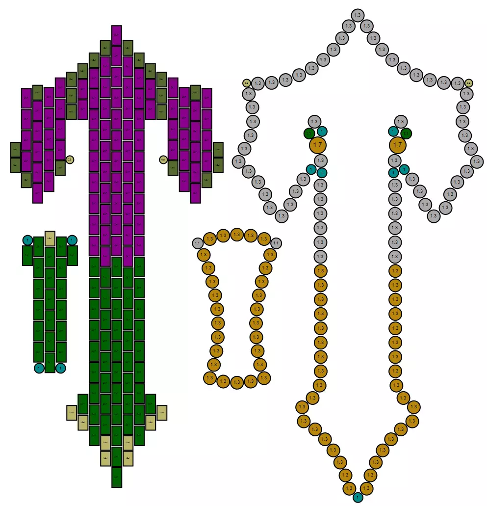 Custom Trapstar Cross Diamond Pendant - Cross Necklace 3D print model_19