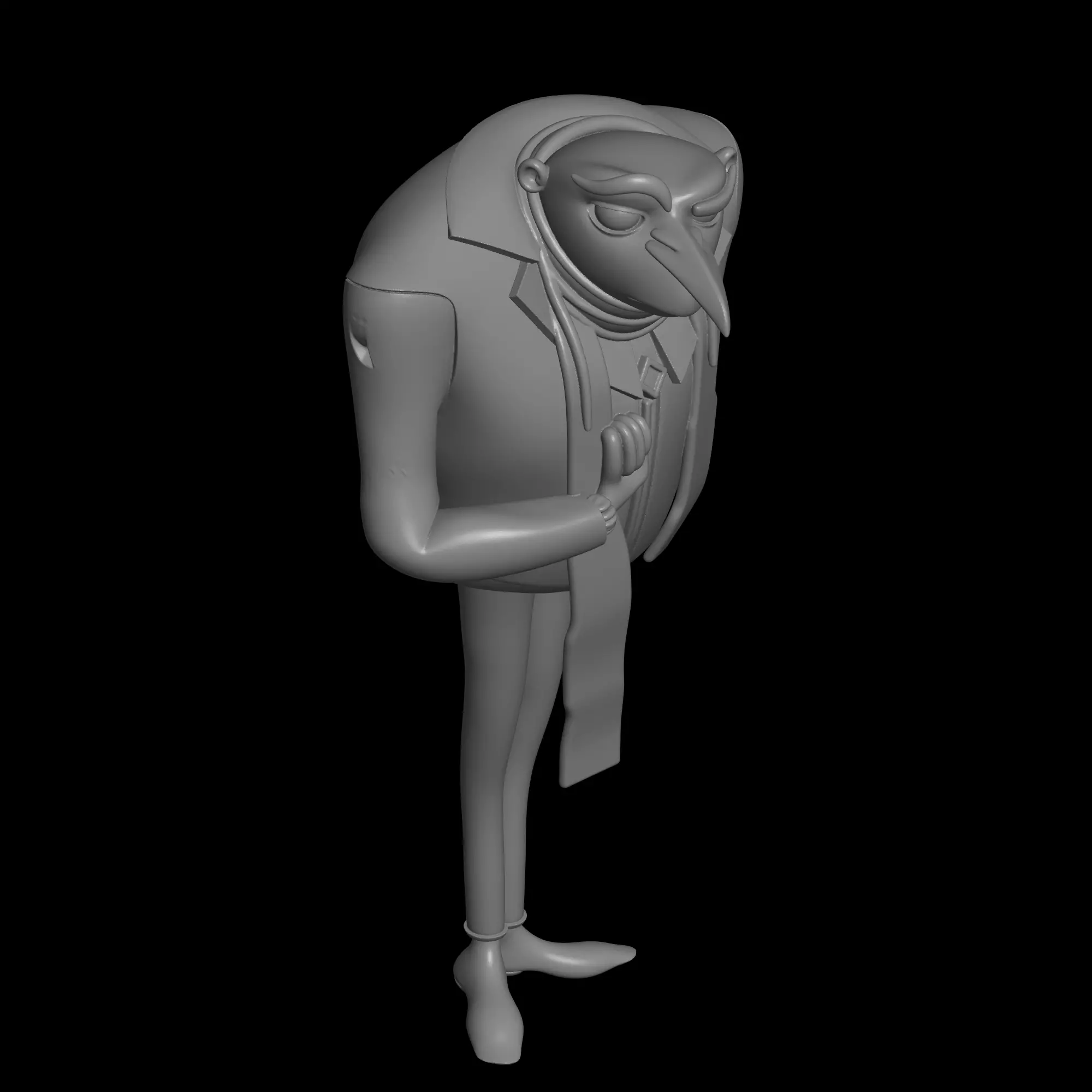 minions boss figure 3D print model_3