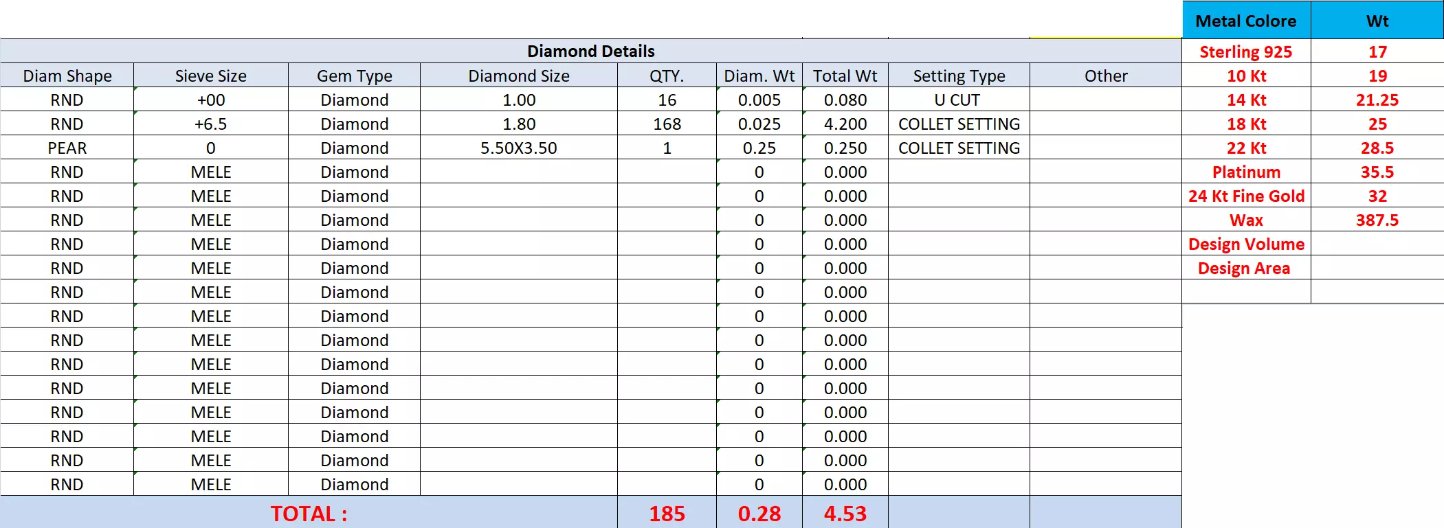 Diamond Necklace 3dm stl renders animation videos details 3D print model_2