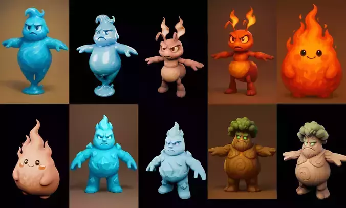 Elemental bundle 2 pack 100 glb