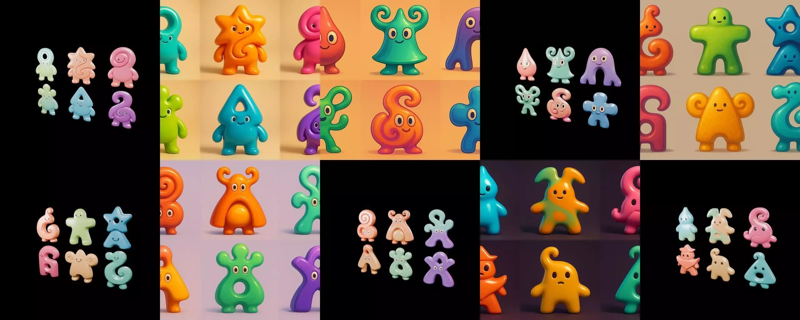 Humanoid Artefack bundle 16 pack 100 glb 3D model_13