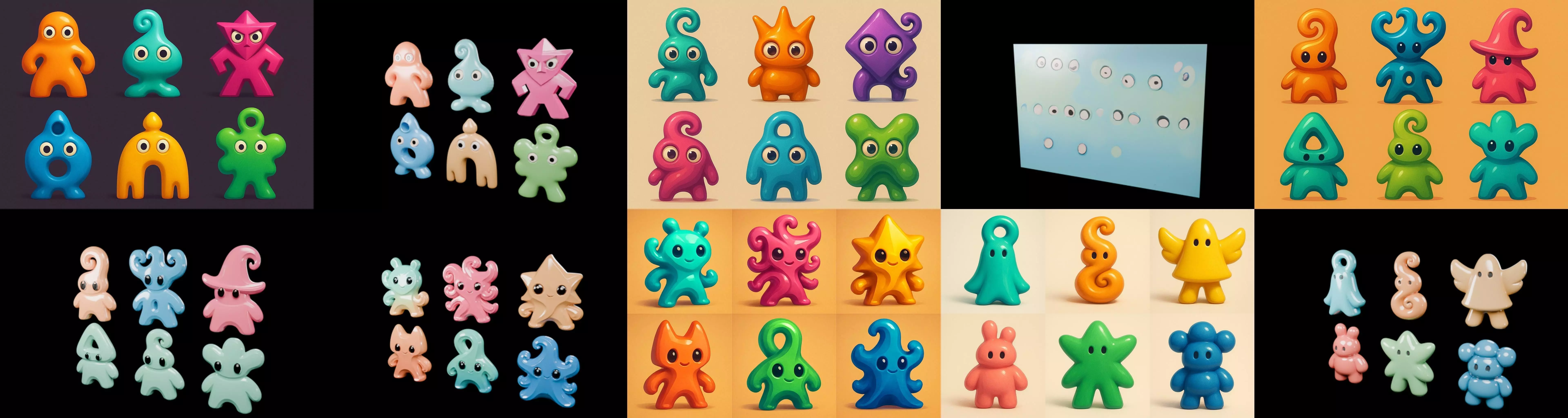 Humanoid Artefack bundle 16 pack 100 glb 3D model_14