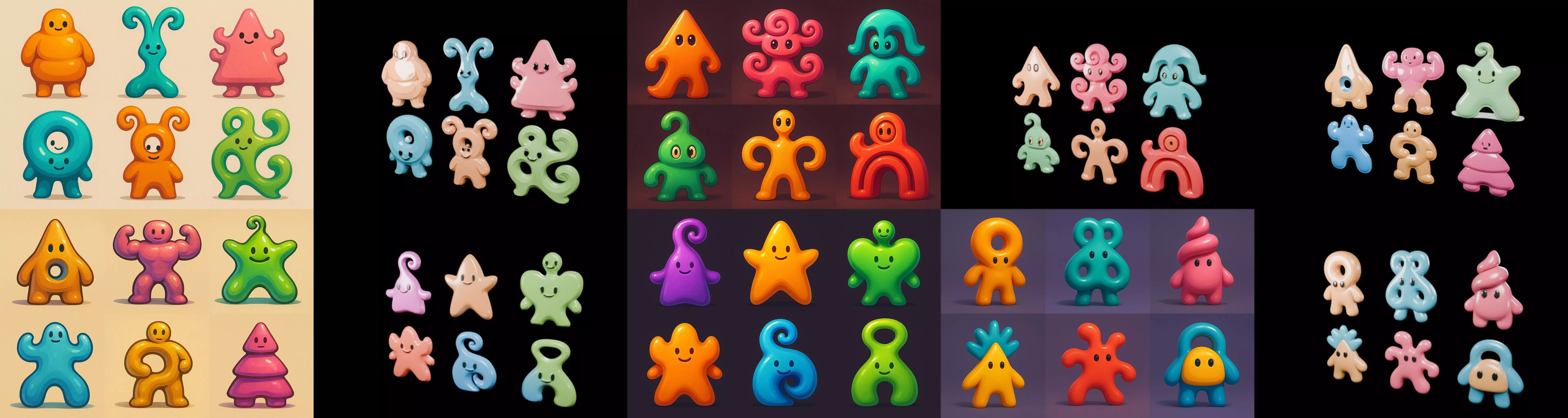 Humanoid Artefack bundle 15 pack 100 glb 3D model_14