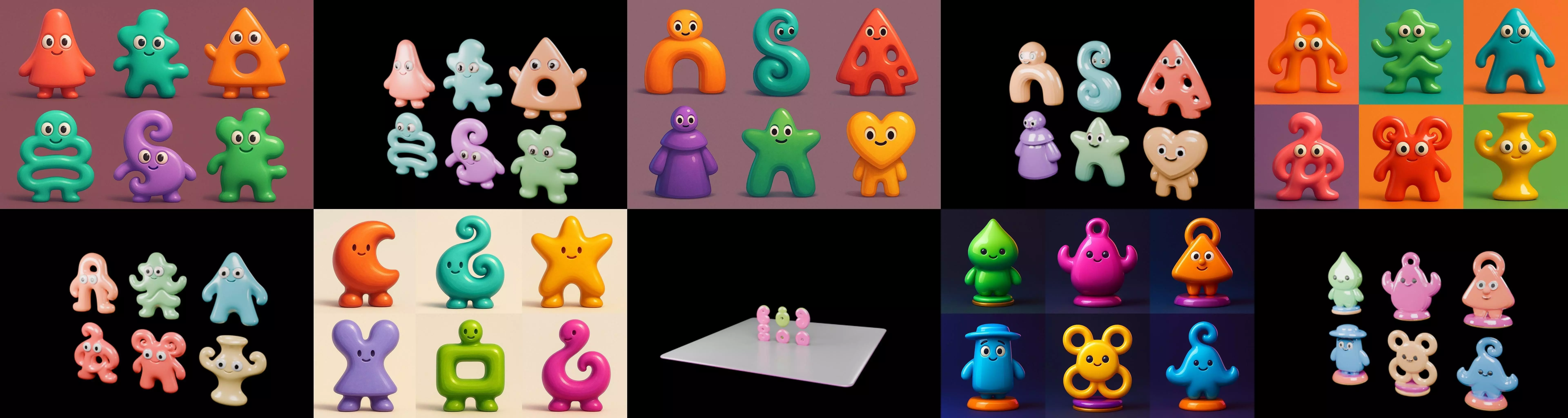 Humanoid Artefack bundle 15 pack 100 glb 3D model_9