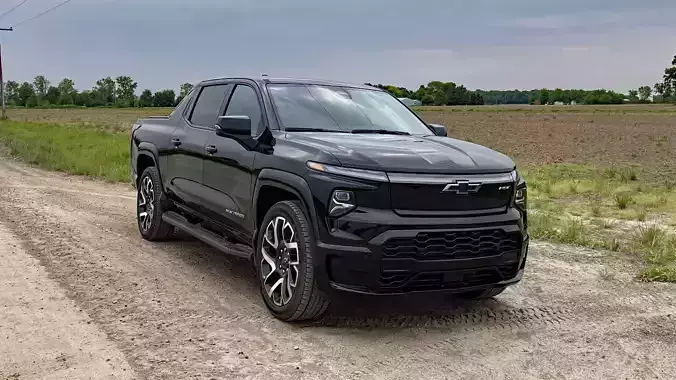 Chevrolet Silverado EV RST 2024 RIGGED 3D model