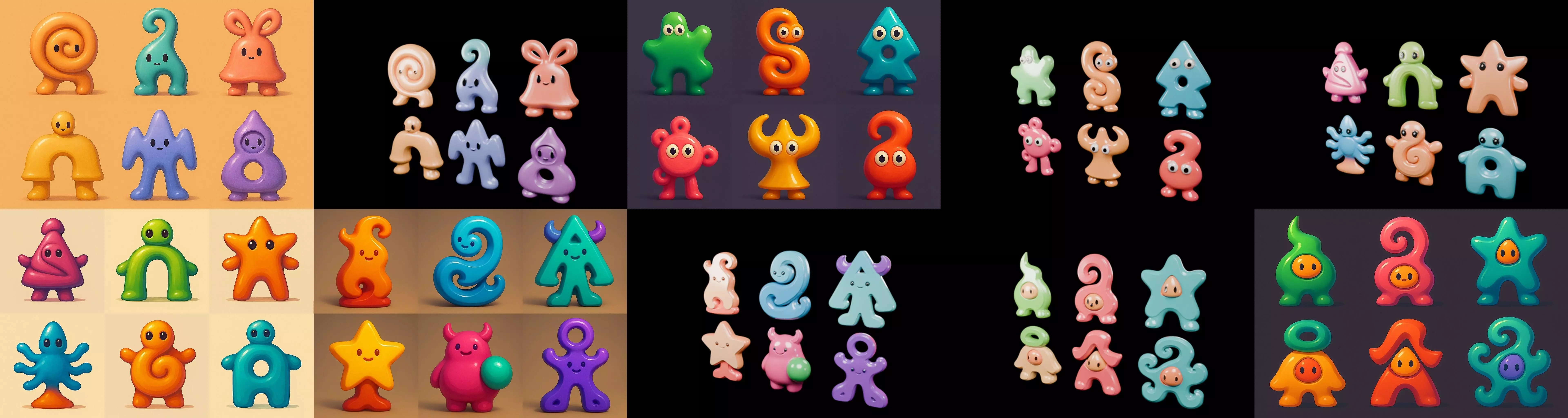 Humanoid Artefack bundle 13 pack 100 glb 3D model_13