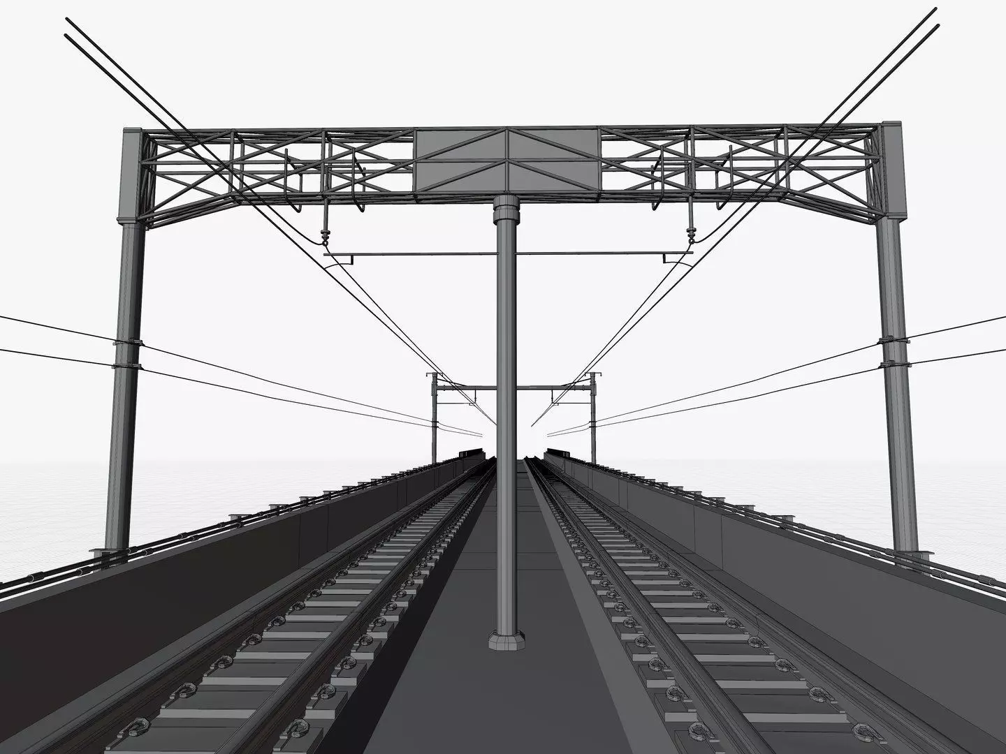 Akihabara Tokyo Street with Buildings and Sidewalk Low-poly 3D model_28