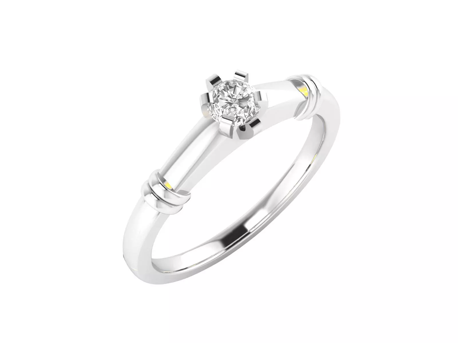 Women Ring Render 3dm STL MTL SLC JCD OBJ FBX Details 3D print model_2