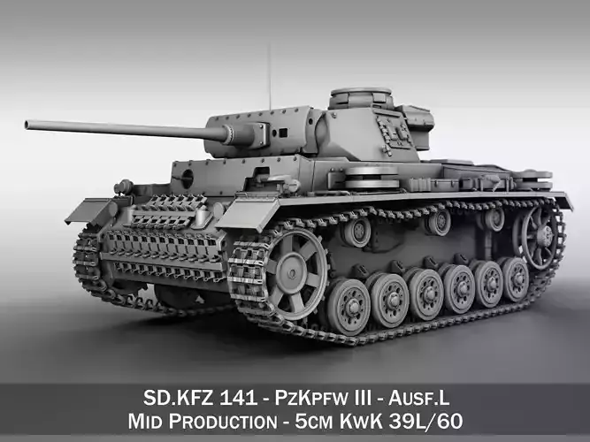 PzKpfw III - Panzerkampfwagen III - Ausf L 
