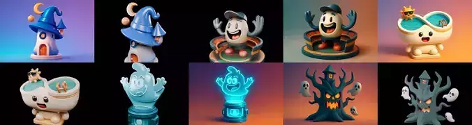 Funny Place bundle 7 pack 100 glb