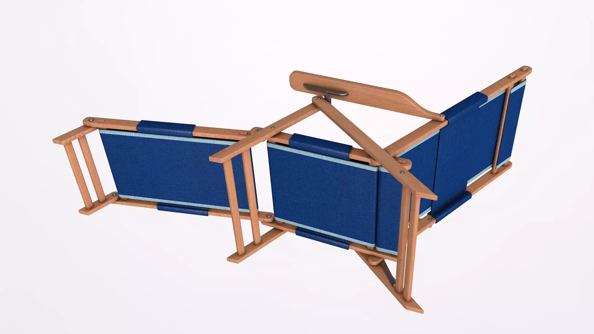 Beach Chair 3D model_2