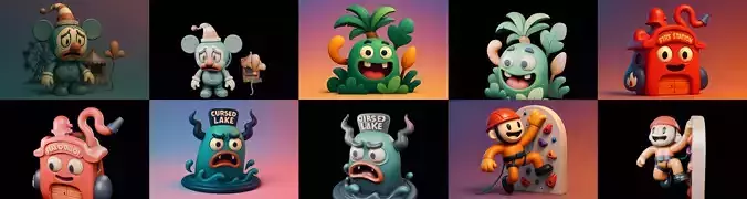 Funny Place bundle 5 pack 100 glb