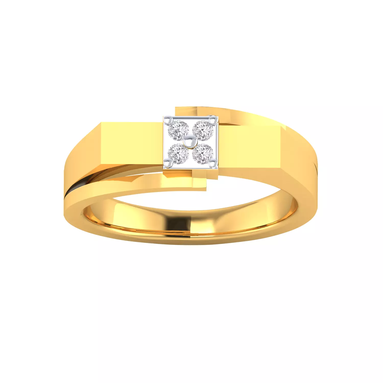 Mens Ring  Render 3dm STL MTL SLC JCD OBJ FBX Details 3D print model_15