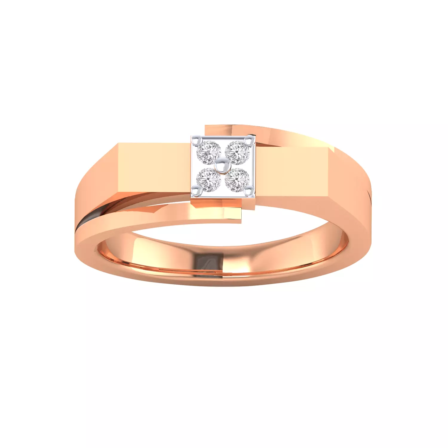 Mens Ring  Render 3dm STL MTL SLC JCD OBJ FBX Details 3D print model_13