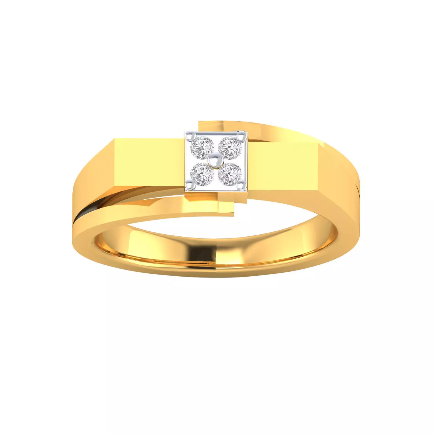 Mens Ring  Render 3dm STL MTL SLC JCD OBJ FBX Details 3D print model_14