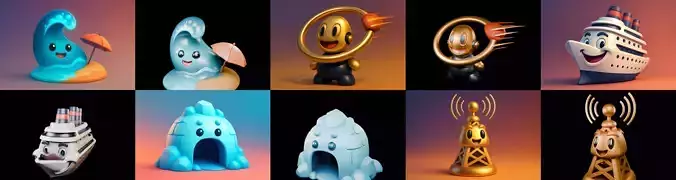 Funny Place bundle 3 pack 100 glb