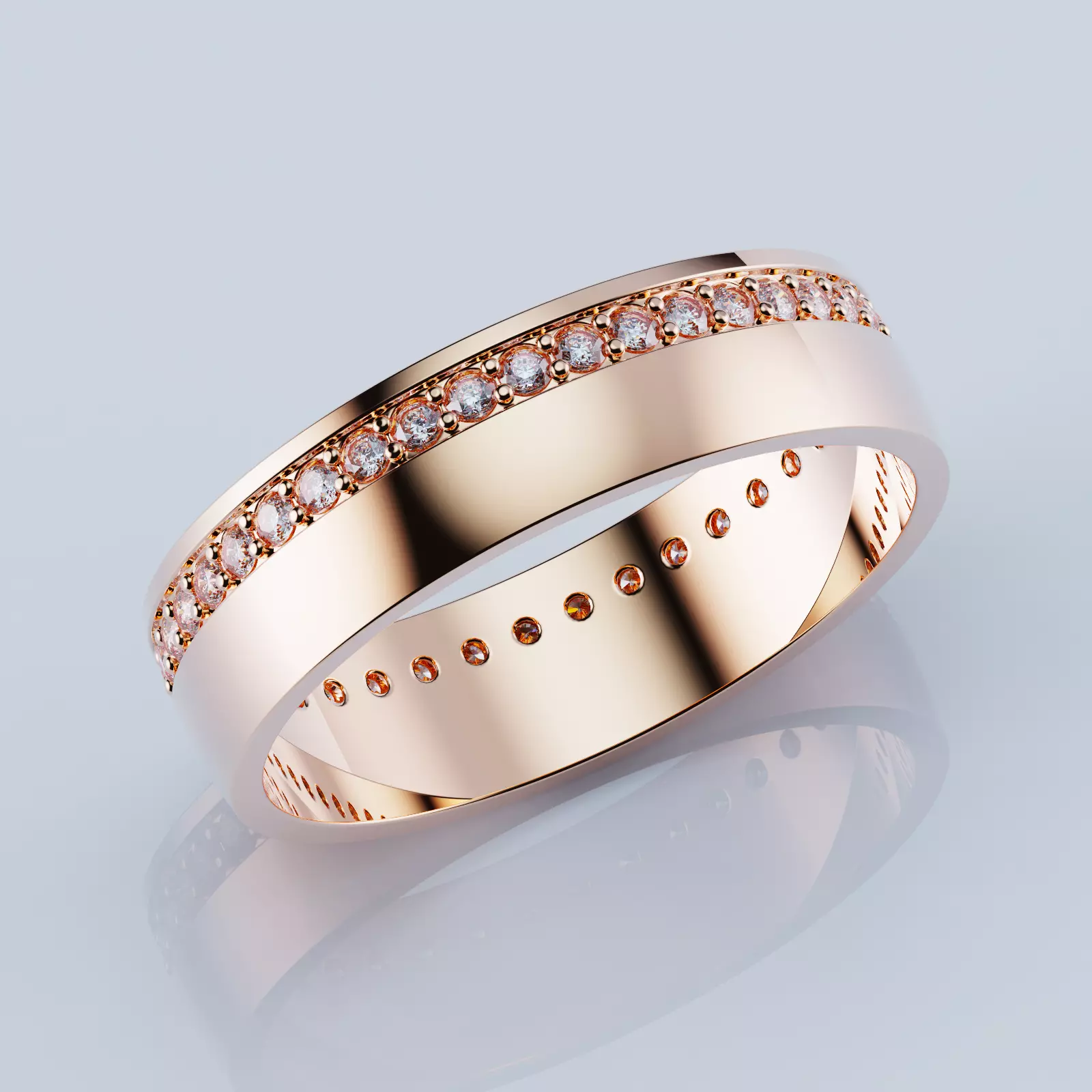 Rings Wedding All Sizes 3D print model_0