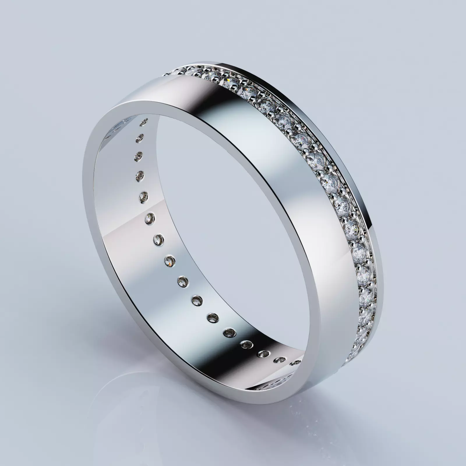 Rings Wedding All Sizes 3D print model_2