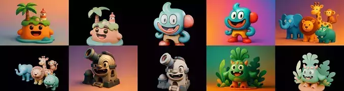 Funny Place bundle 11 pack 100 glb