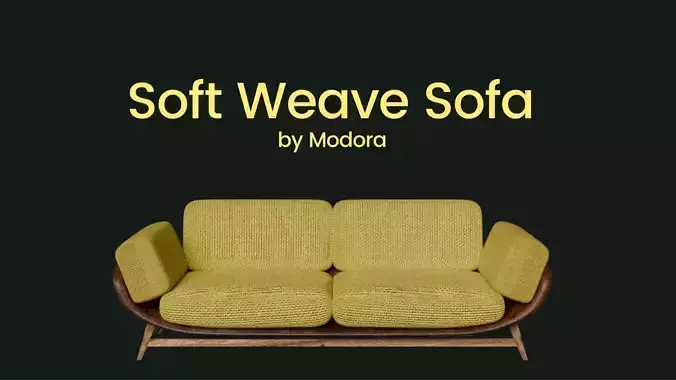 Soft Weave Sofa by Madora