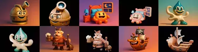 Funny Place bundle 1 pack 100 glb