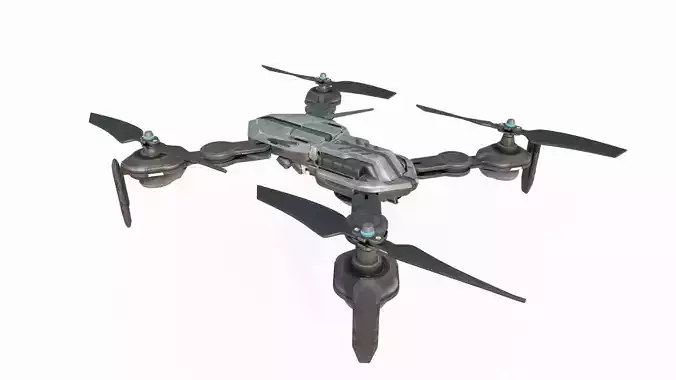 Future sci-fi style quadcopter