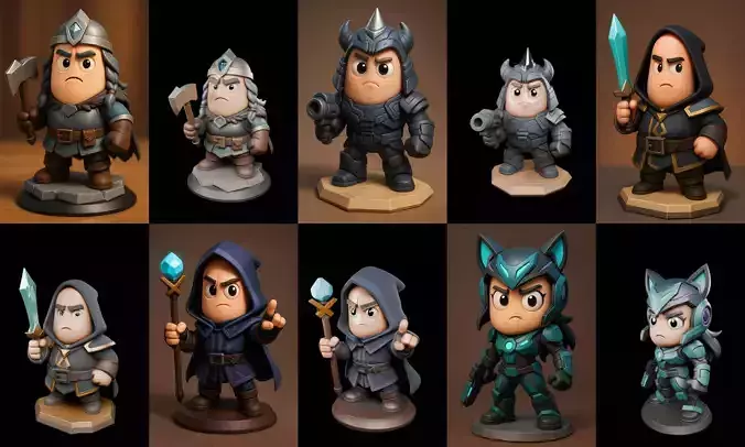 Finger Fanstasy bundle 7 pack 100 glb