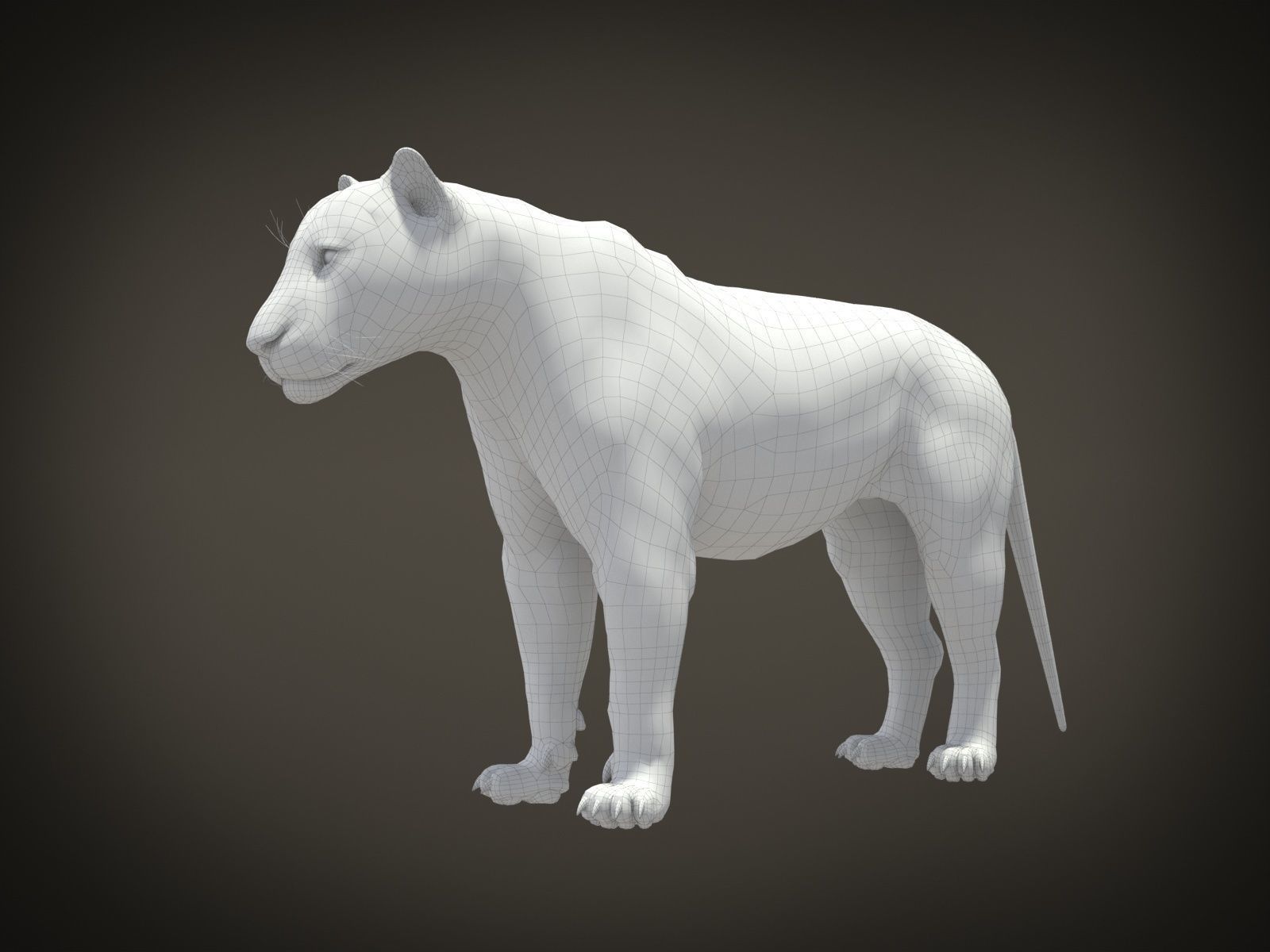 Lion The King hair and fur 3D model_18