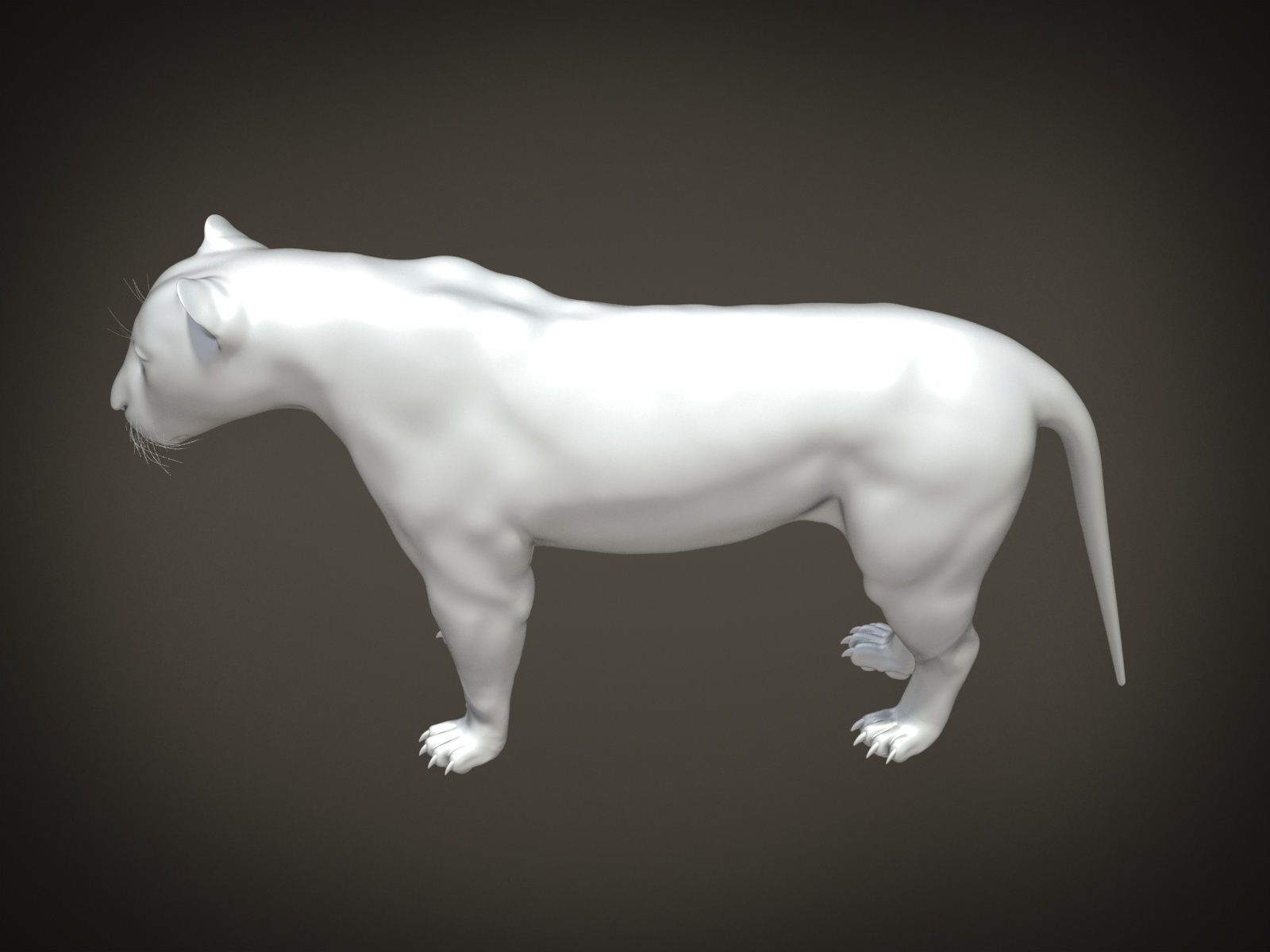 Lion The King hair and fur 3D model_15