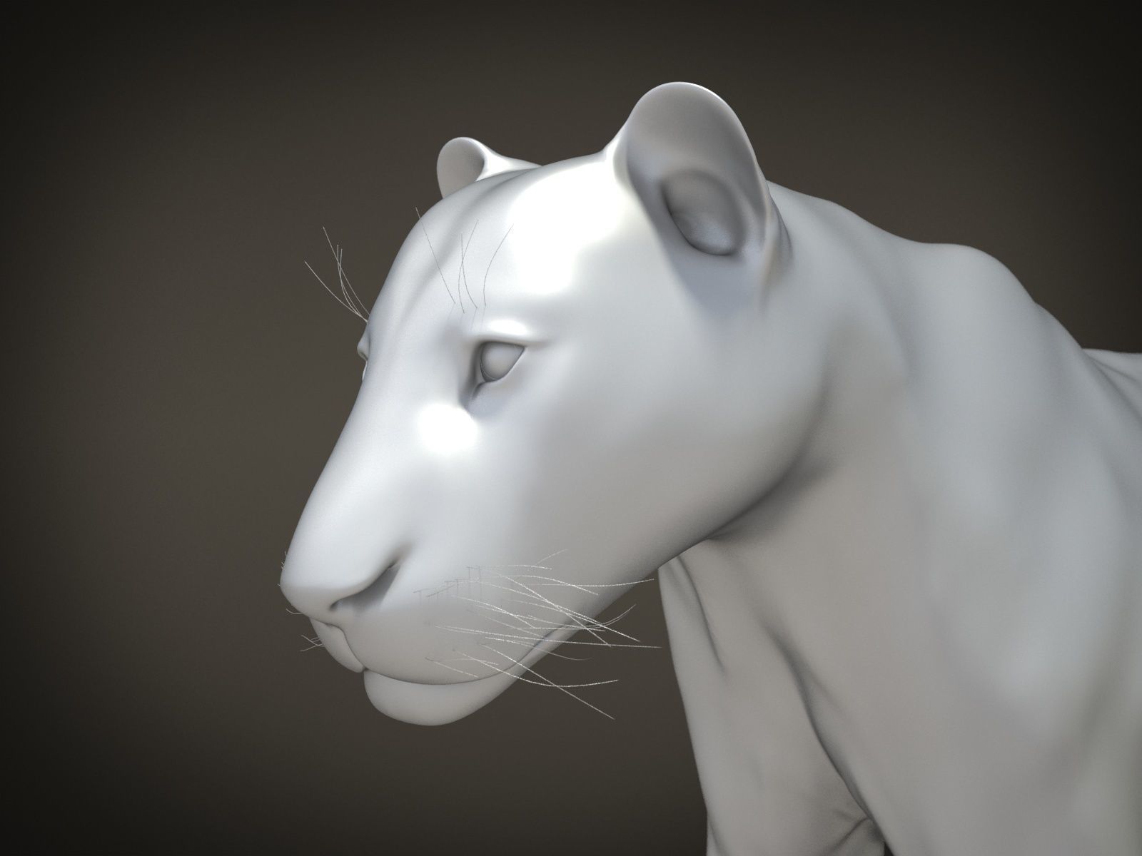 Lion The King hair and fur 3D model_16