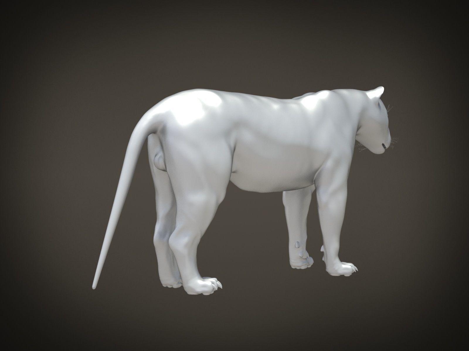 Lion The King hair and fur 3D model_13