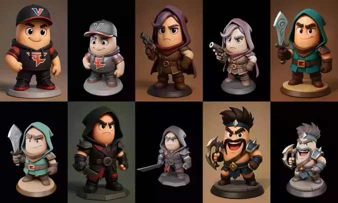 Finger Fanstasy bundle 5 pack 100 glb