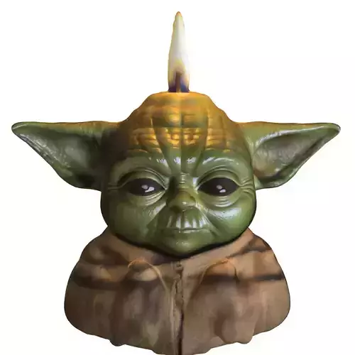 Yoda Candle