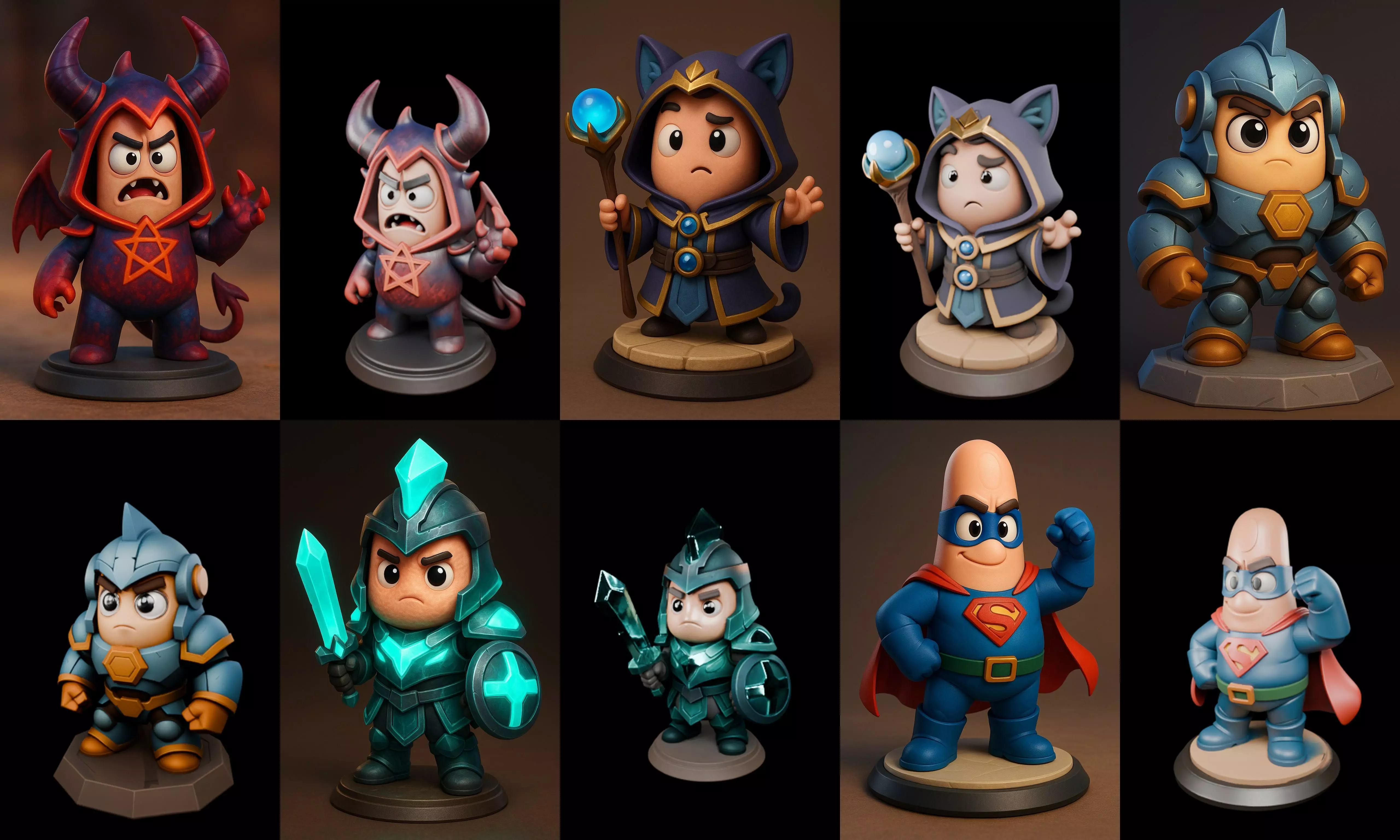 Cool Boy bundle 22 pack 100 glb 3D model_19