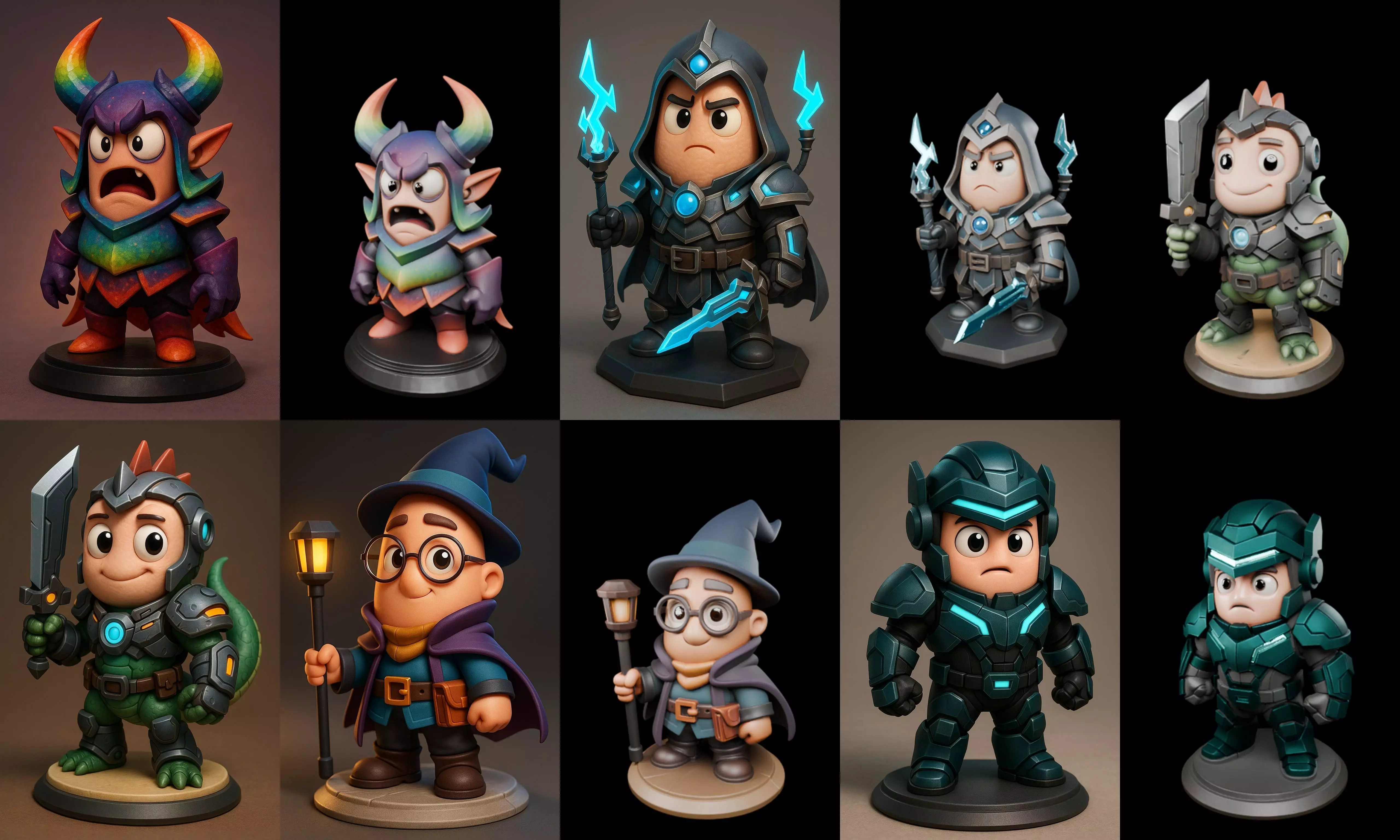 Cool Boy bundle 22 pack 100 glb 3D model_1