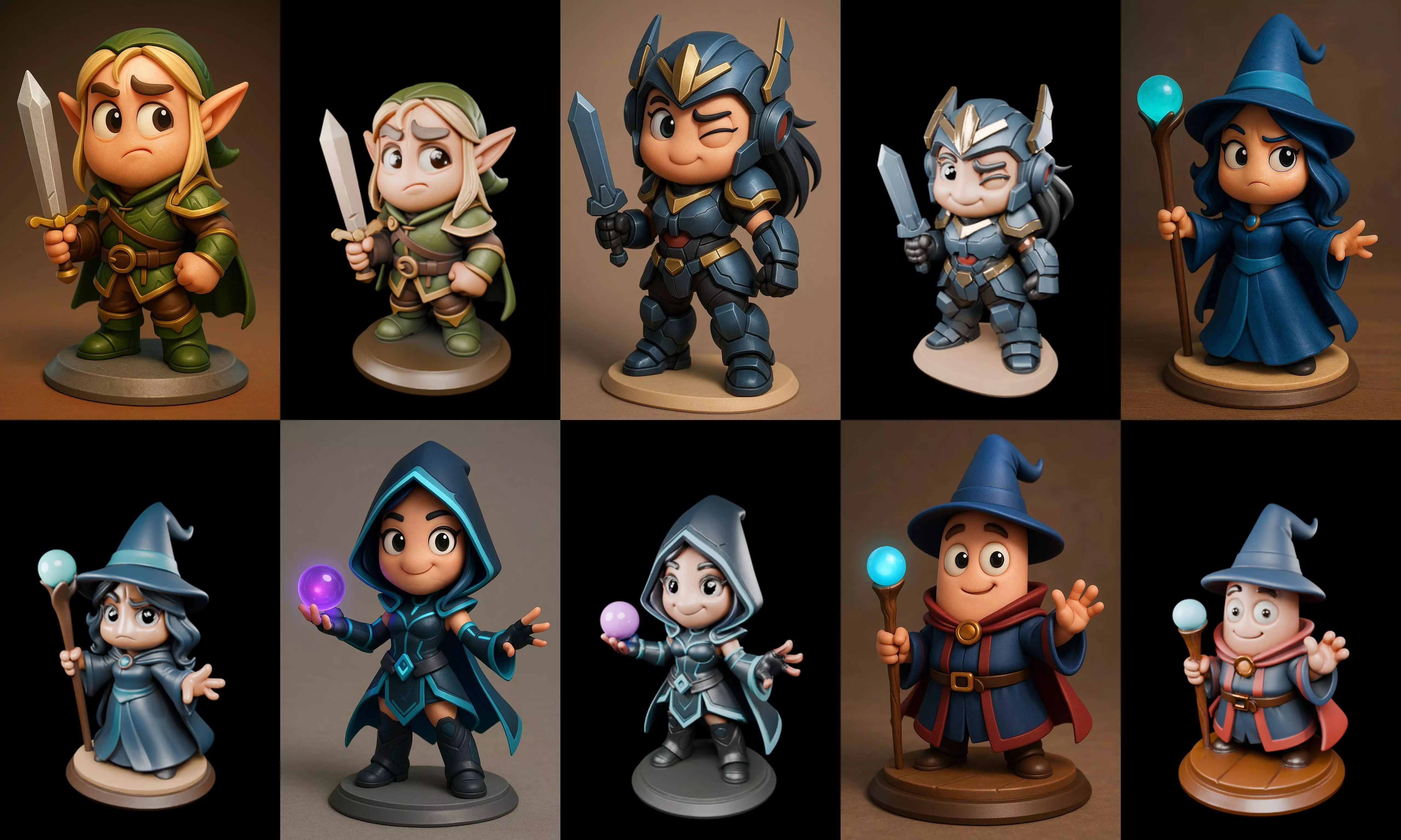 Cool Boy bundle 22 pack 100 glb 3D model_15