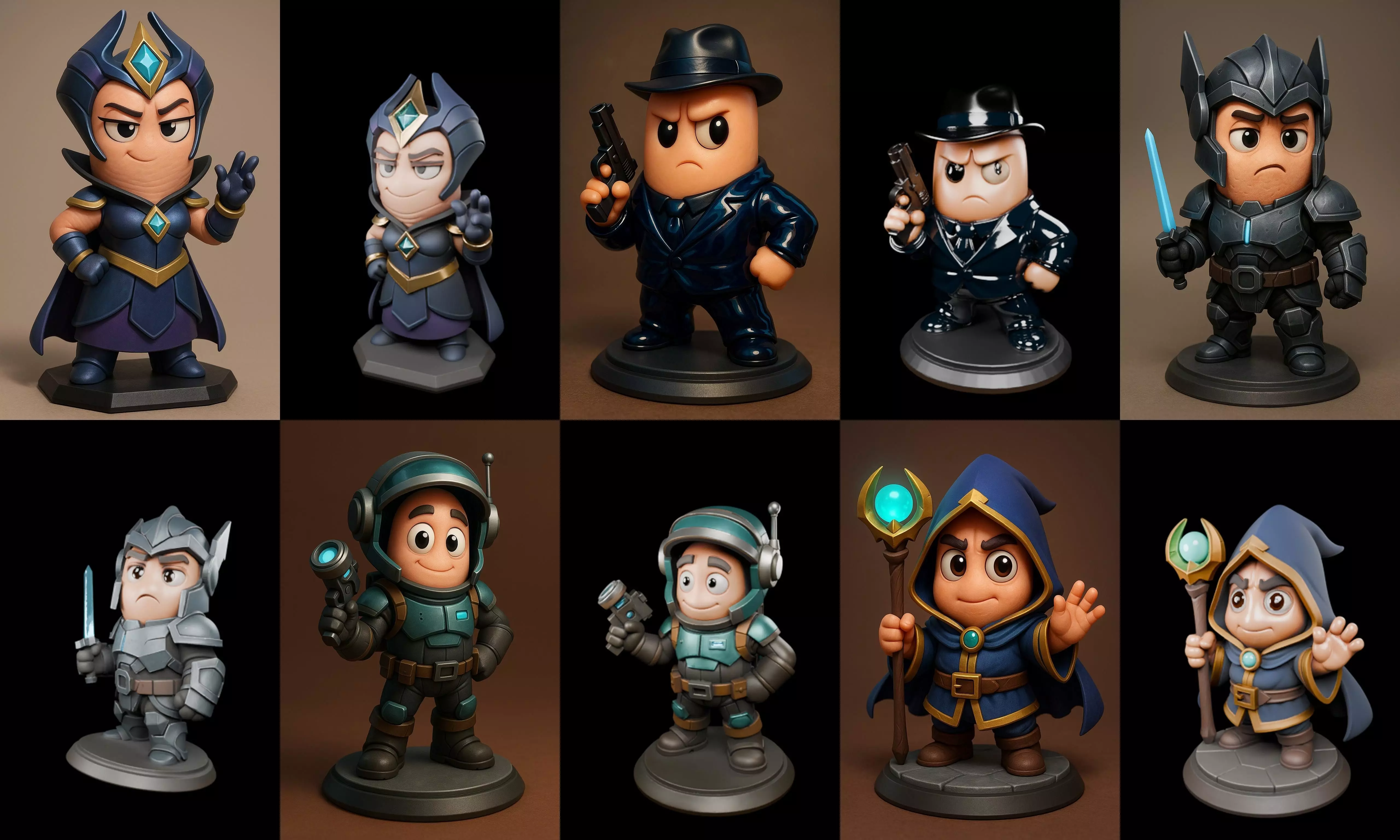 Cool Boy bundle 22 pack 100 glb 3D model_6