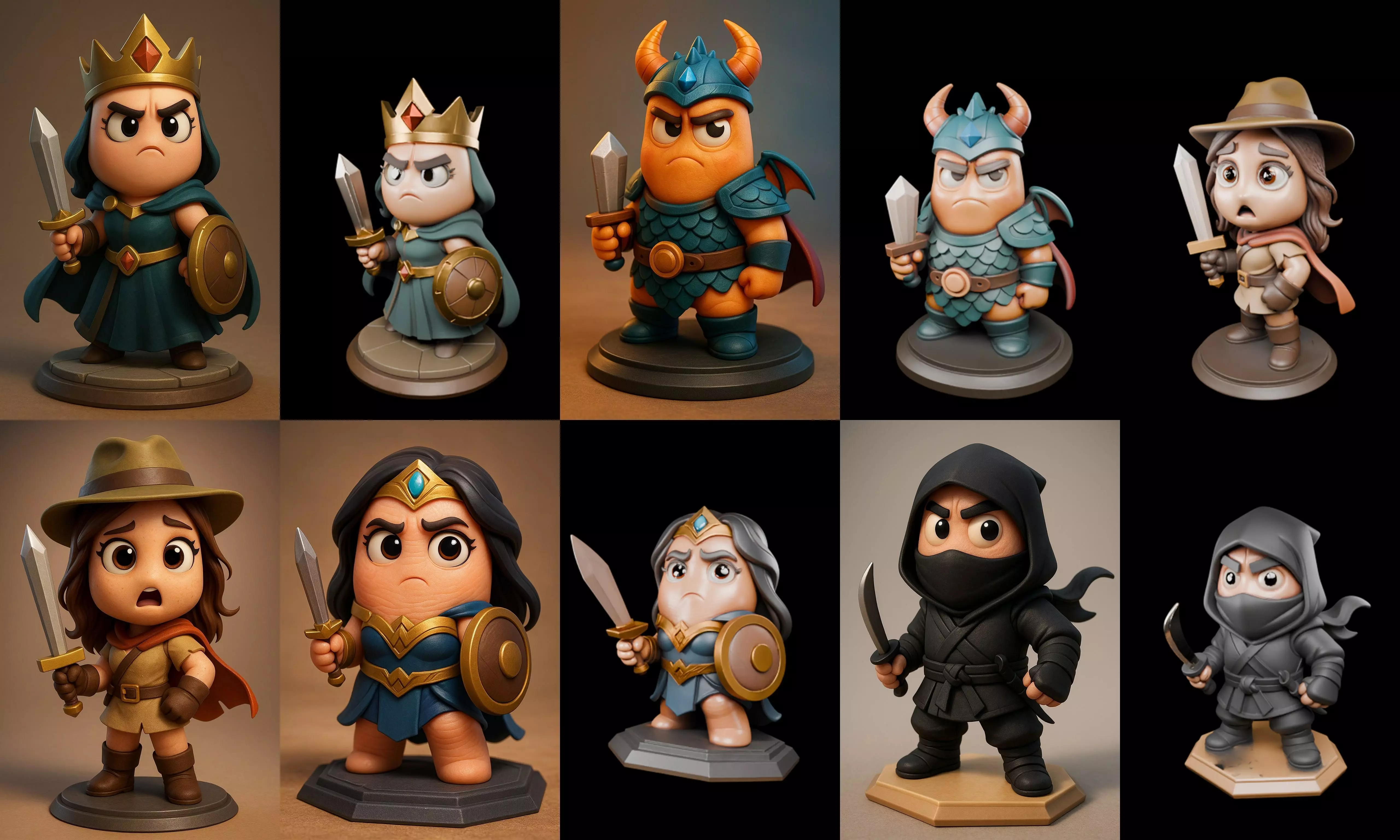 Cool Boy bundle 22 pack 100 glb 3D model_16