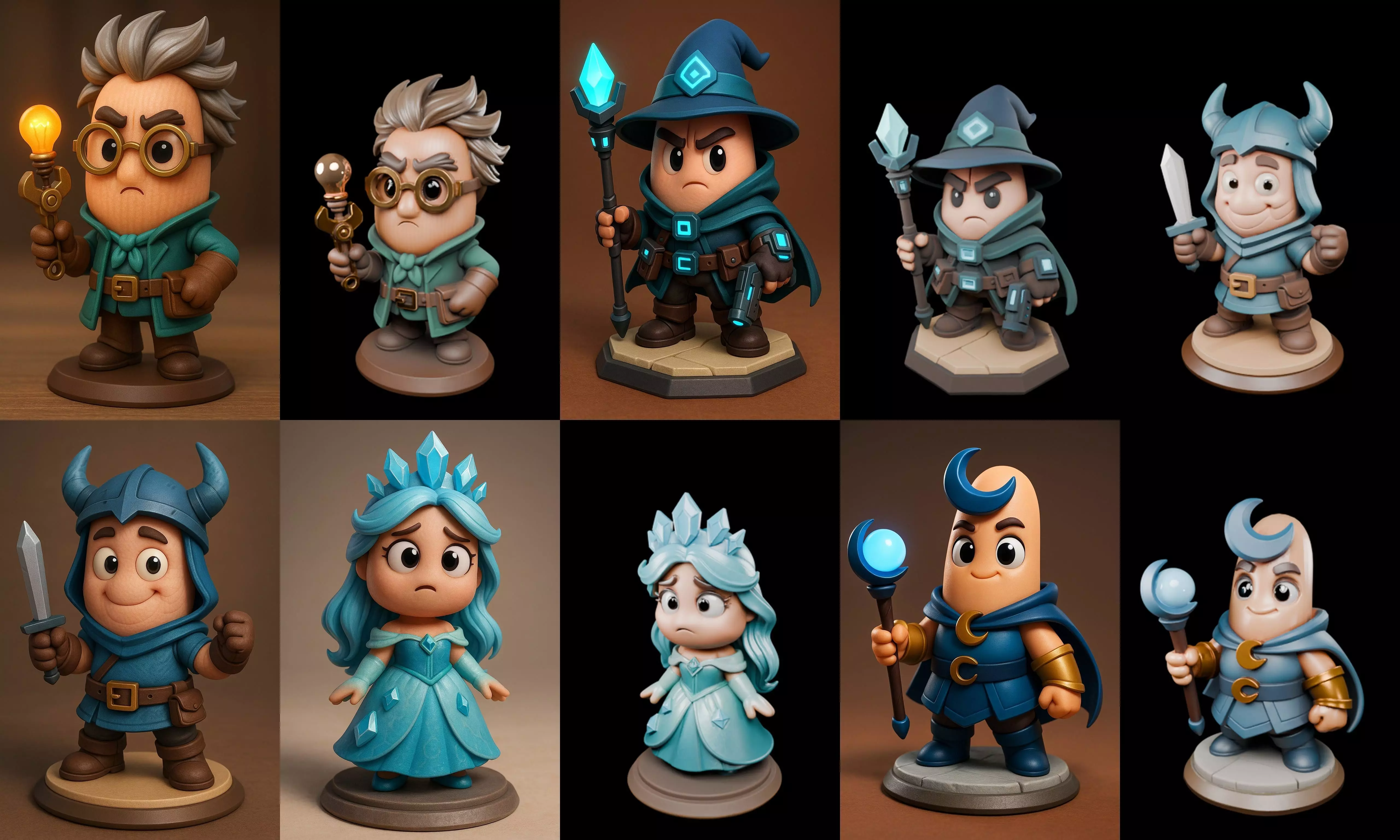 Cool Boy bundle 22 pack 100 glb 3D model_11