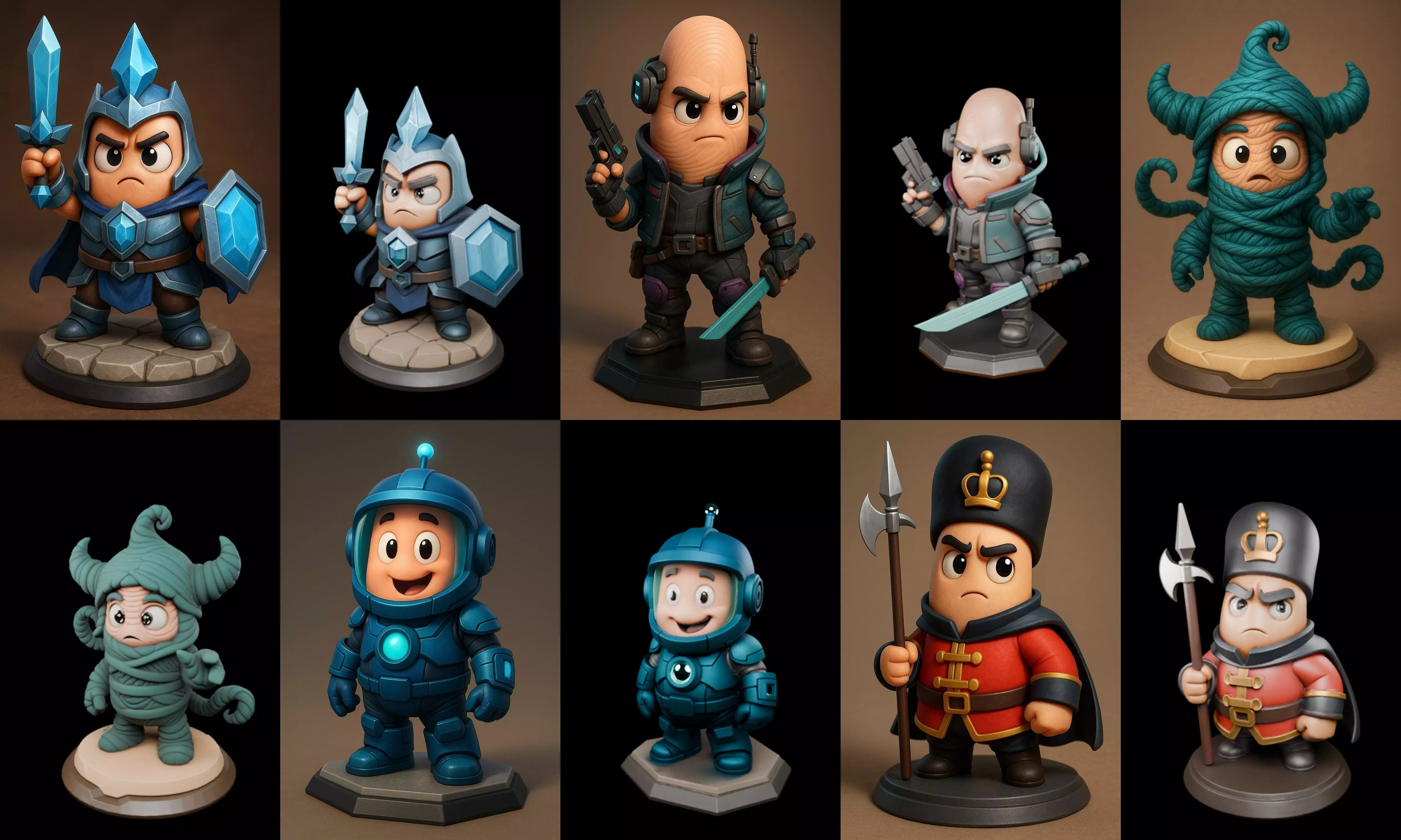 Cool Boy bundle 22 pack 100 glb 3D model_14