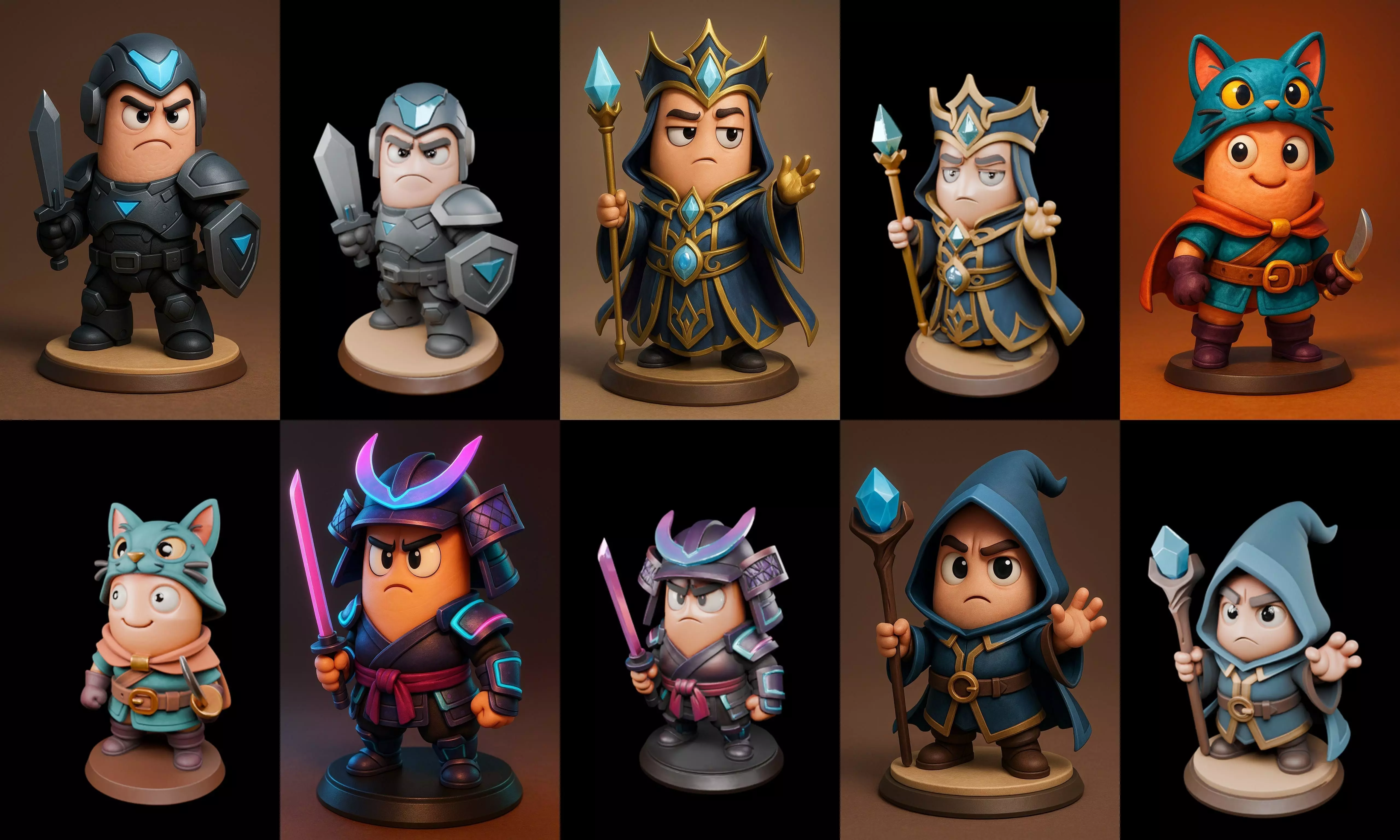 Cool Boy bundle 22 pack 100 glb 3D model_3