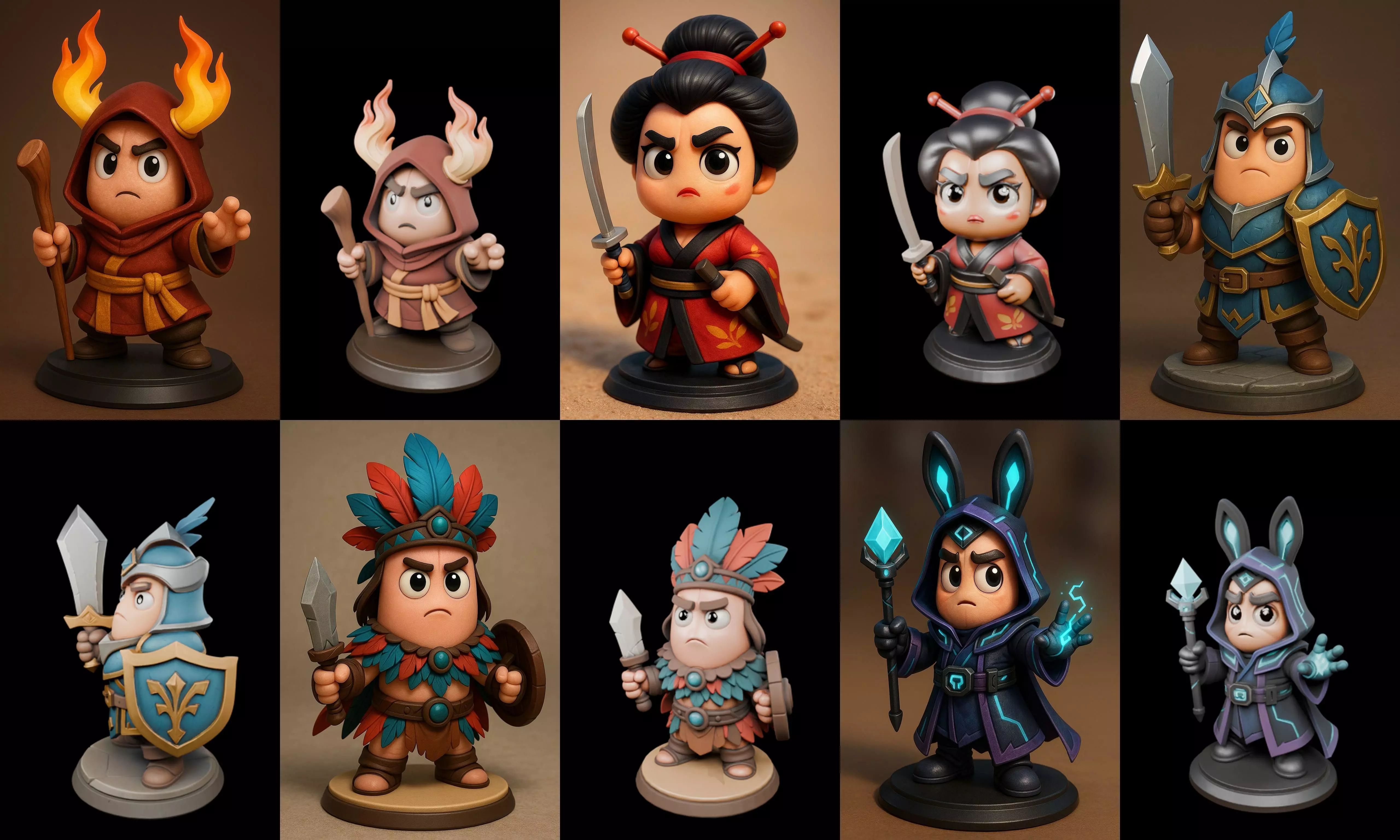 Cool Boy bundle 22 pack 100 glb 3D model_0