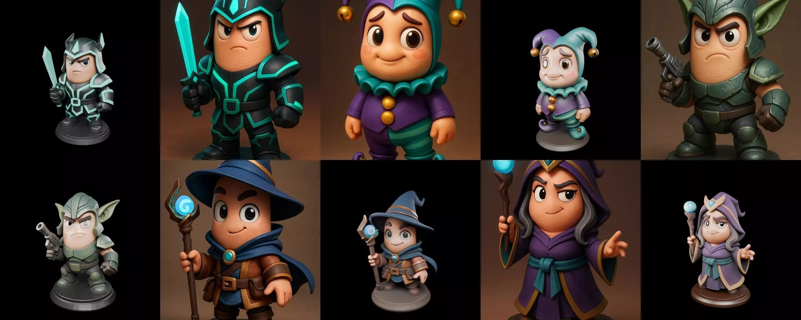 Cool Boy bundle 22 pack 100 glb 3D model_10