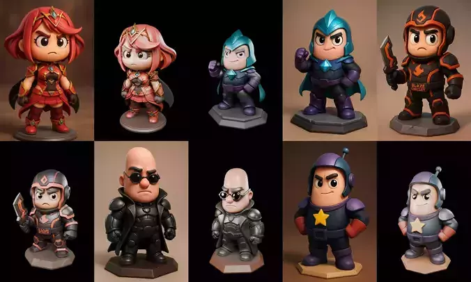 Finger Fanstasy bundle 1 pack 100 glb