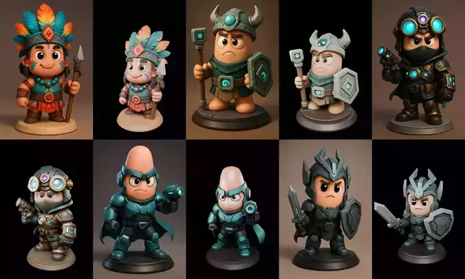 Cool Boy bundle 17 pack 100 glb