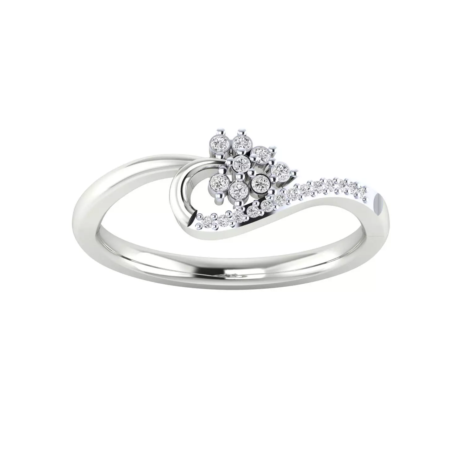 Women Ring Render 3dm STL MTL SLC JCD OBJ FBX Details 3D print model_14