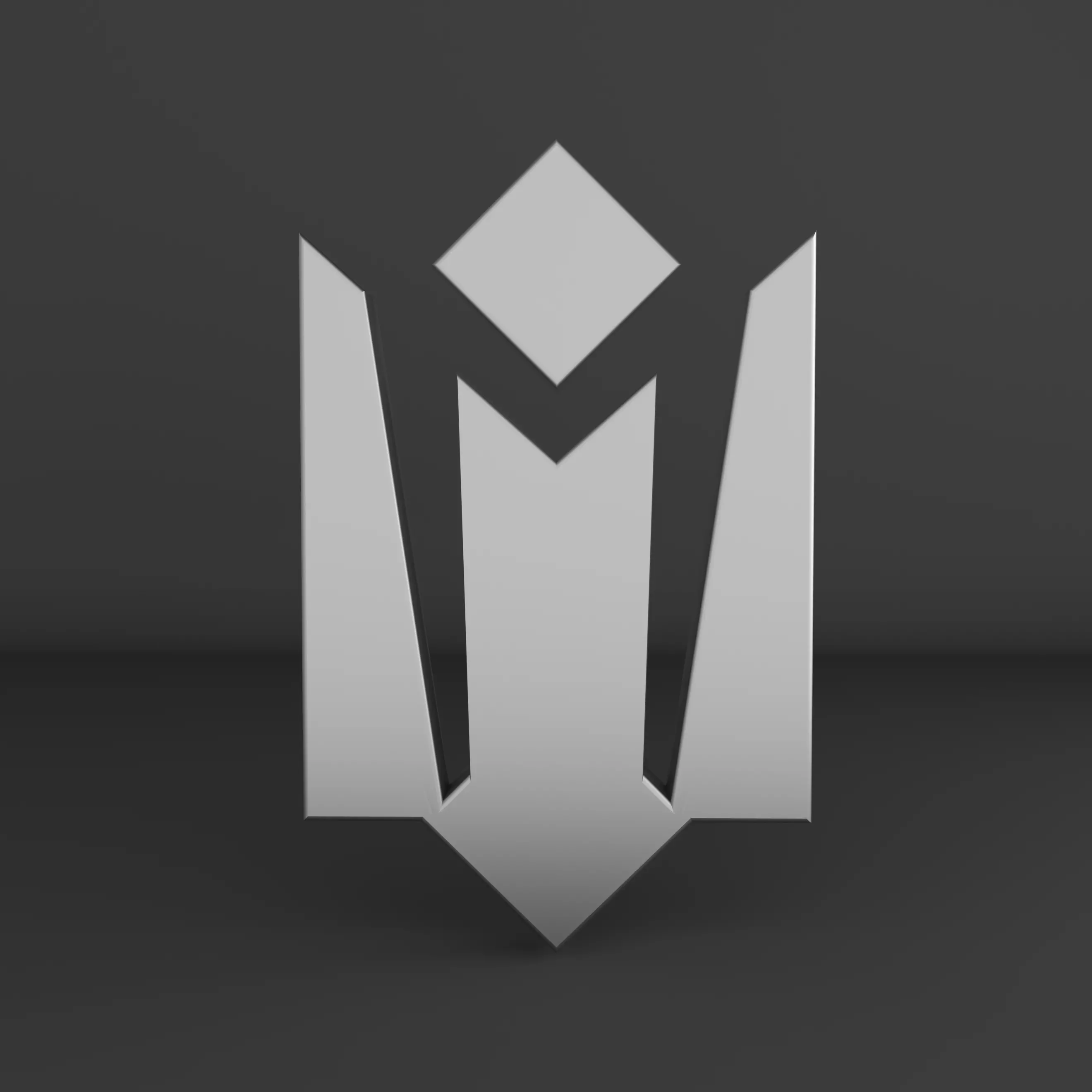 Emblem Symbol Ukrainian Trident Free 3D print model