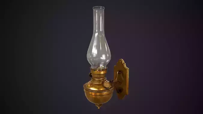 Wall kerosene lamp