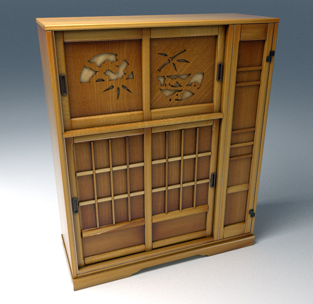 Echise Bruno - 6 Japanese Furniture Pack 3D model_2