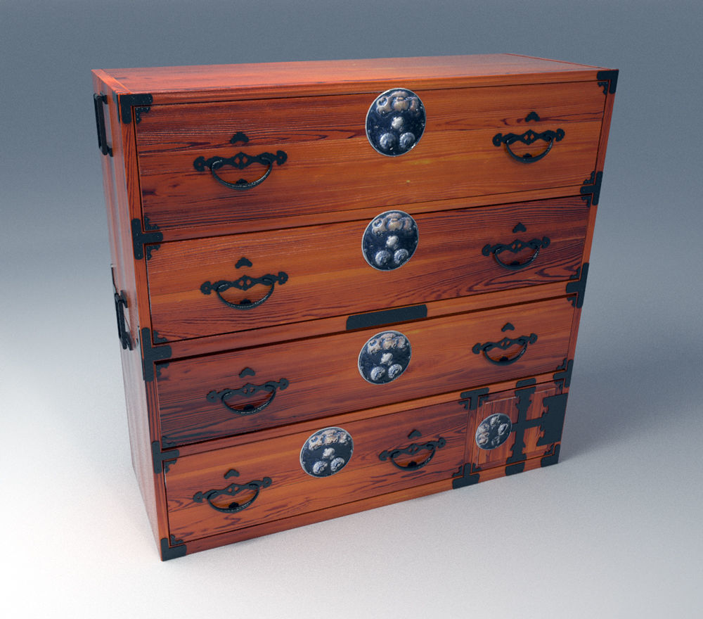 Echise Bruno - 6 Japanese Furniture Pack 3D model_1